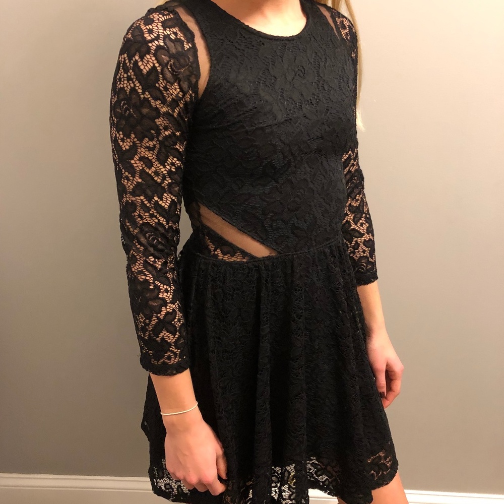 Abercrombie & Fitch Lace Long Sleeve Dress Size S
